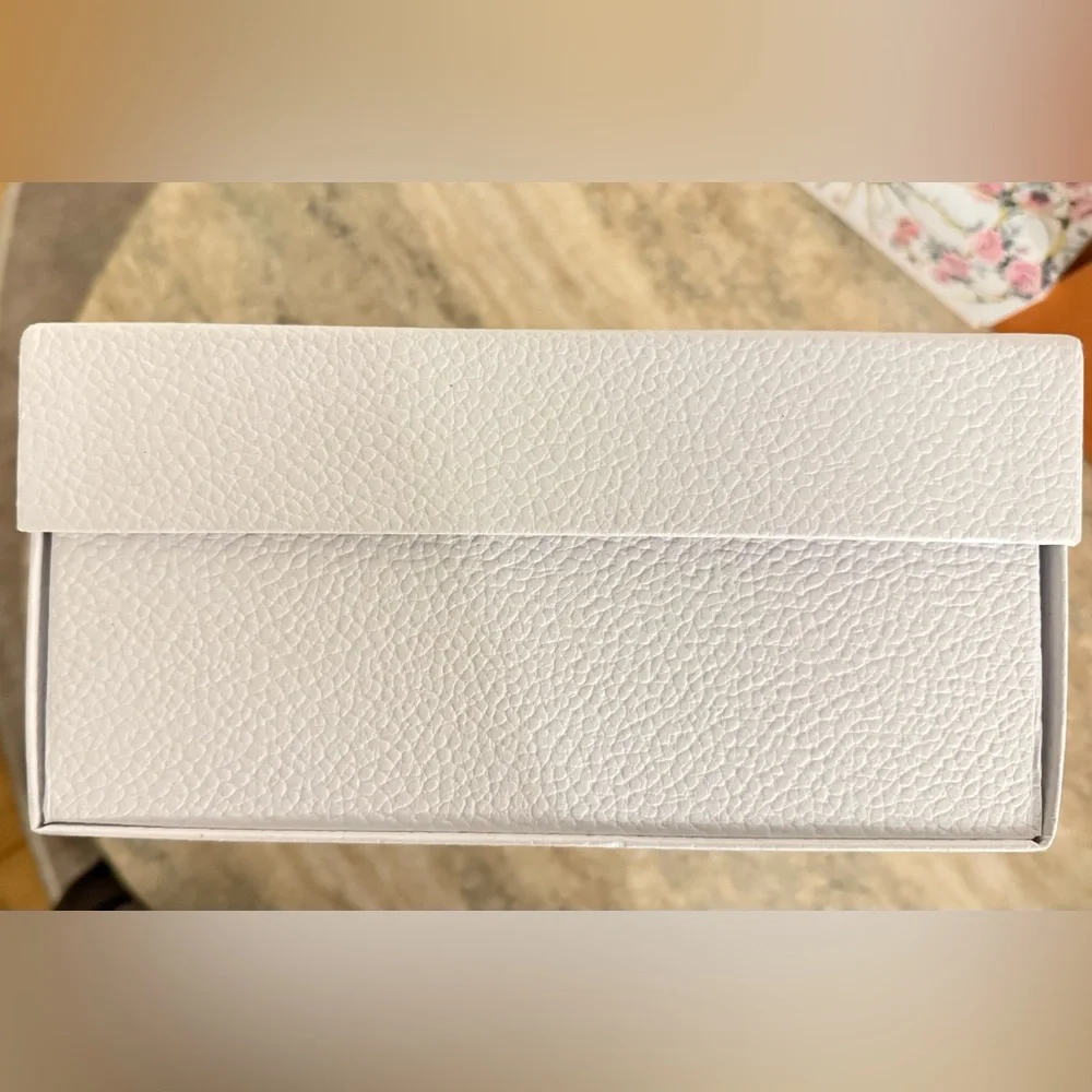 Dior Textured White and Gold Box